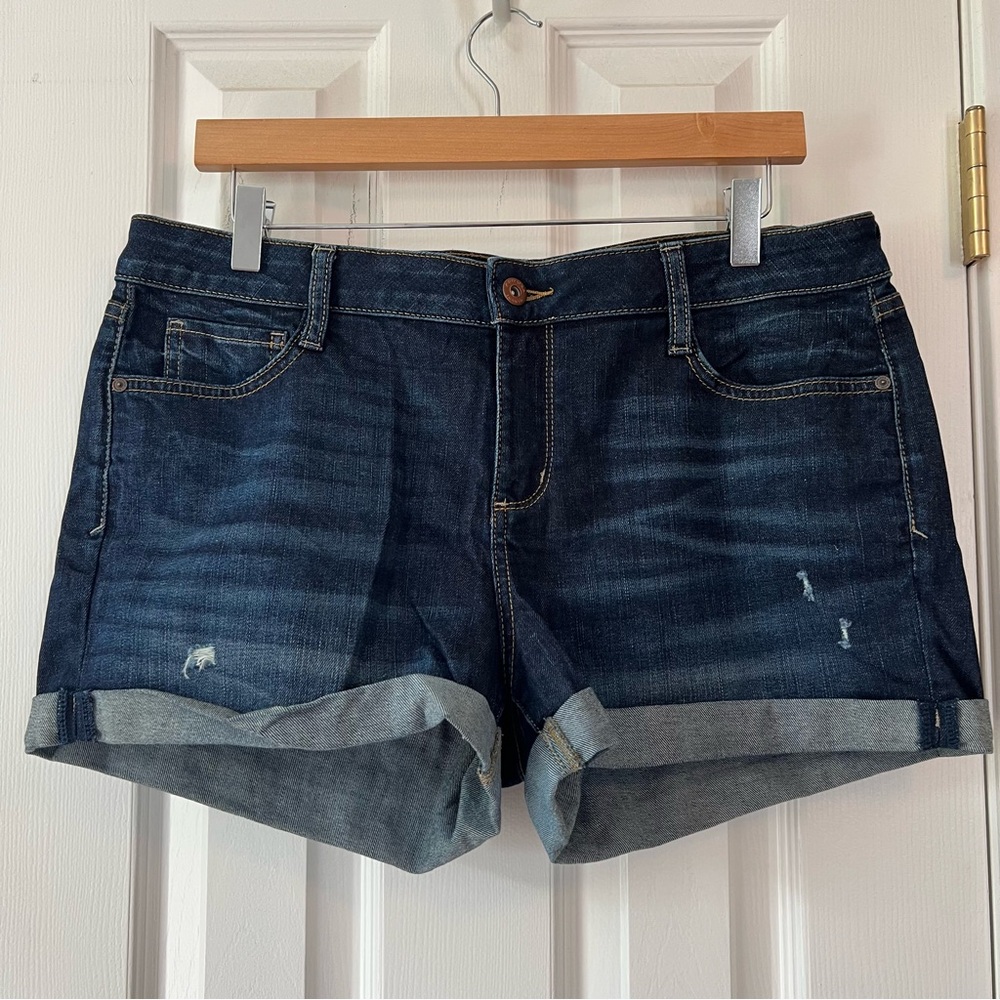 Arizona Jean Company Dark Blue Women's Jean Shorts